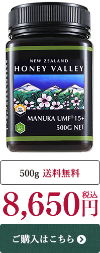 マヌカハニー UMF5+ 500g MGO83～262相当 Honey Valley(ハニーバレー